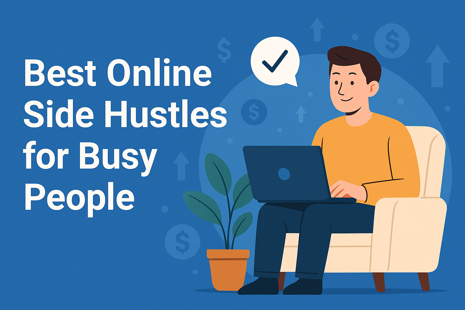 Best online side hustles for busy people to make extra money from home using flexible work